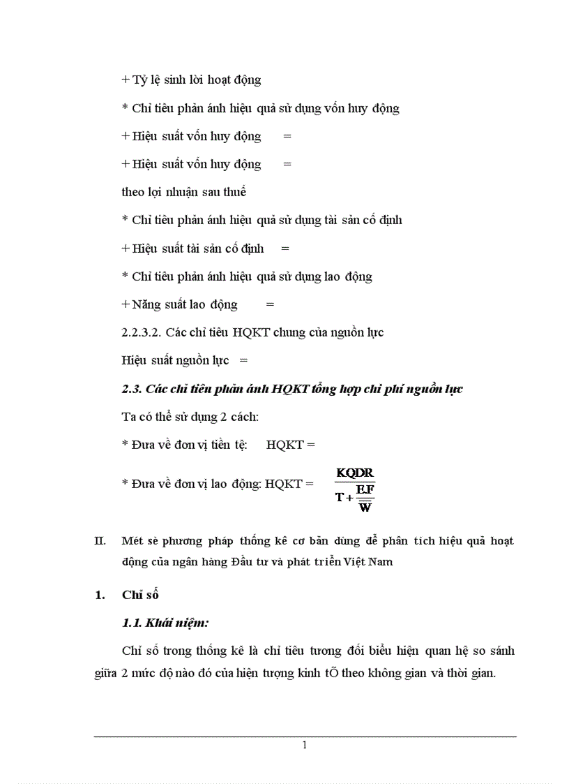 image for page Vận dụng một số phương pháp thống kê phân tích hiệu quả hoạt động của Ngân hàng đầu tư và phát triển Việt Nam 1