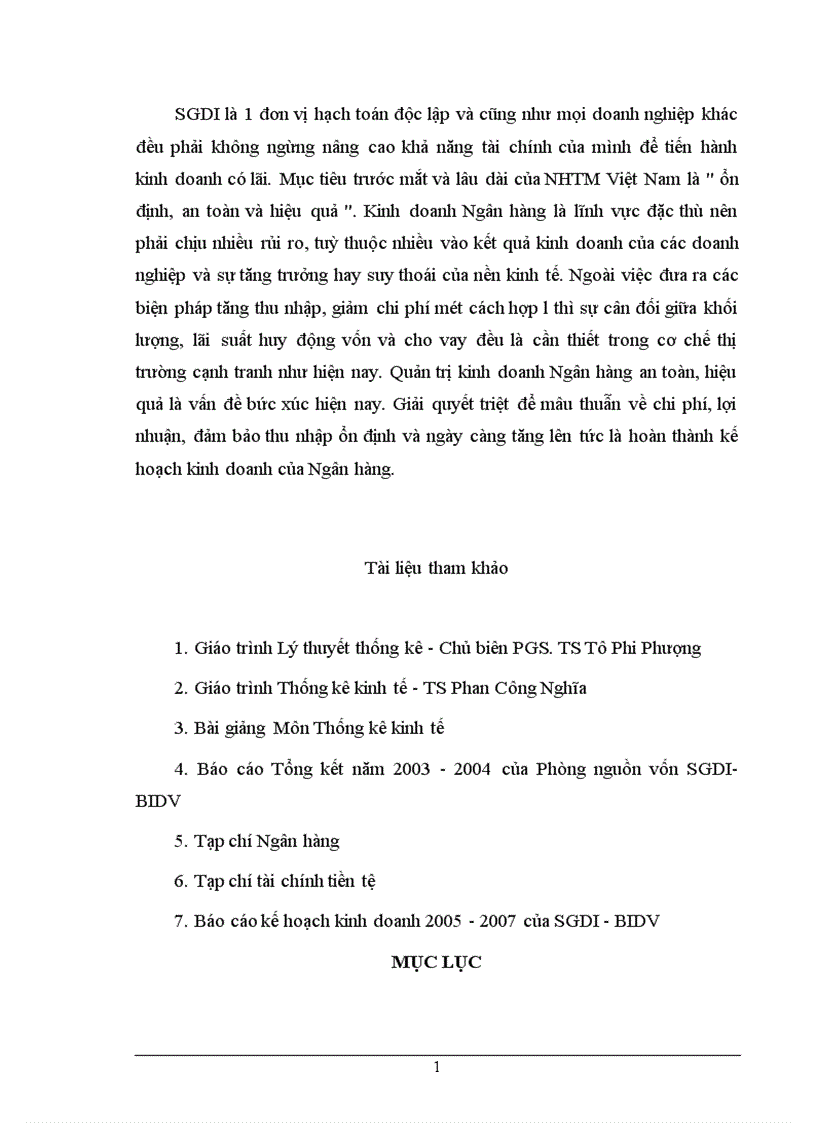 image for page Vận dụng một số phương pháp thống kê phân tích hiệu quả hoạt động của Ngân hàng đầu tư và phát triển Việt Nam 1