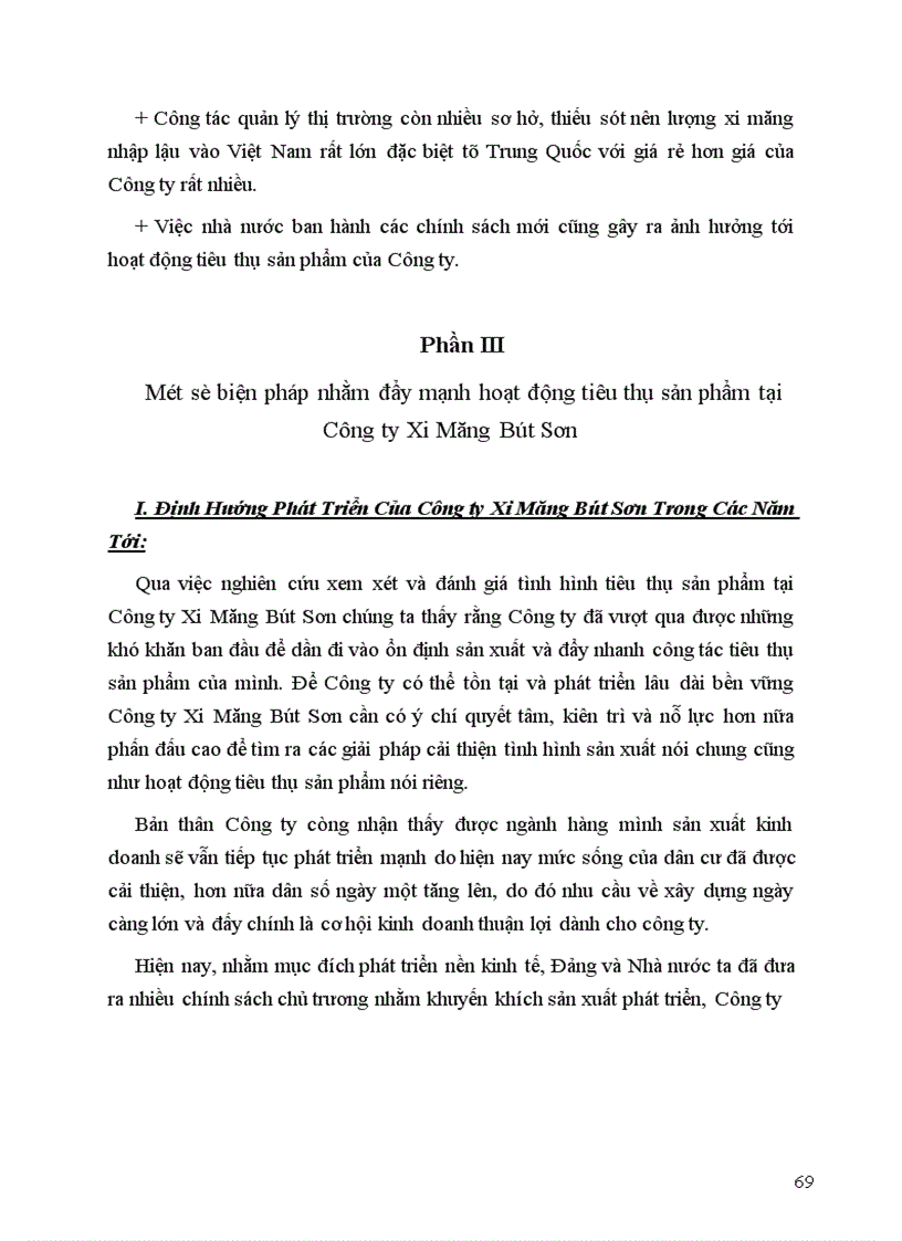 image for page Một số biện pháp nhằm đẩy mạnh hoạt động tiêu thụ sản phẩm ở Công ty Xi Măng Bút Sơn
