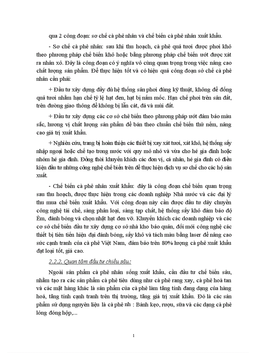 image for page Phương hướng và giải pháp nhằm đẩy mạnh xuất khẩu cà phê Việt Nam giai đoạn 2002 2010 1