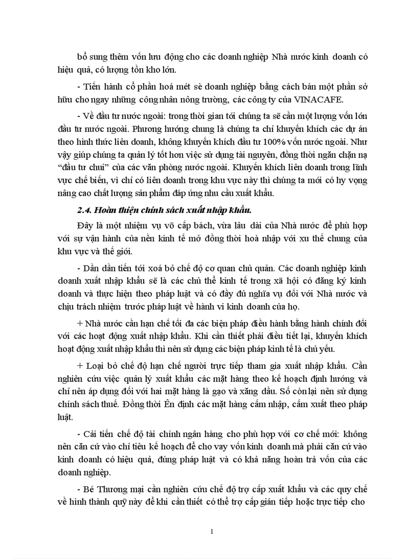 image for page Phương hướng và giải pháp nhằm đẩy mạnh xuất khẩu cà phê Việt Nam giai đoạn 2002 2010 1