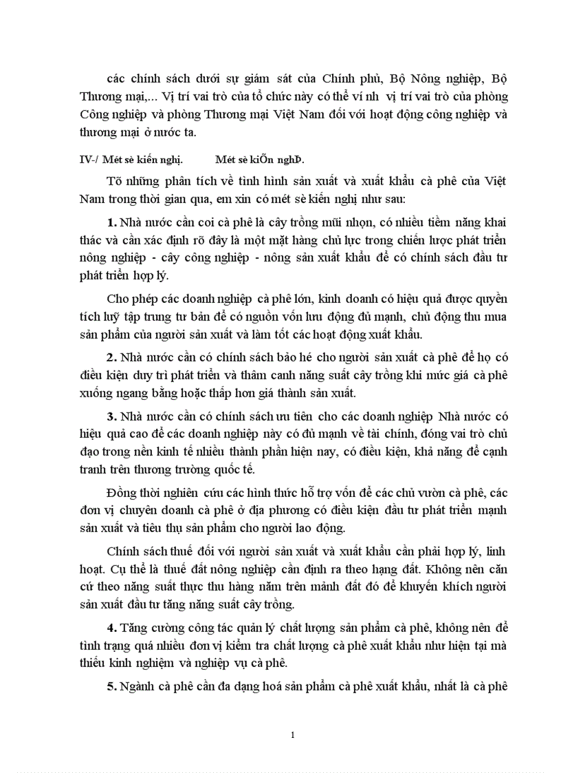 image for page Phương hướng và giải pháp nhằm đẩy mạnh xuất khẩu cà phê Việt Nam giai đoạn 2002 2010 1
