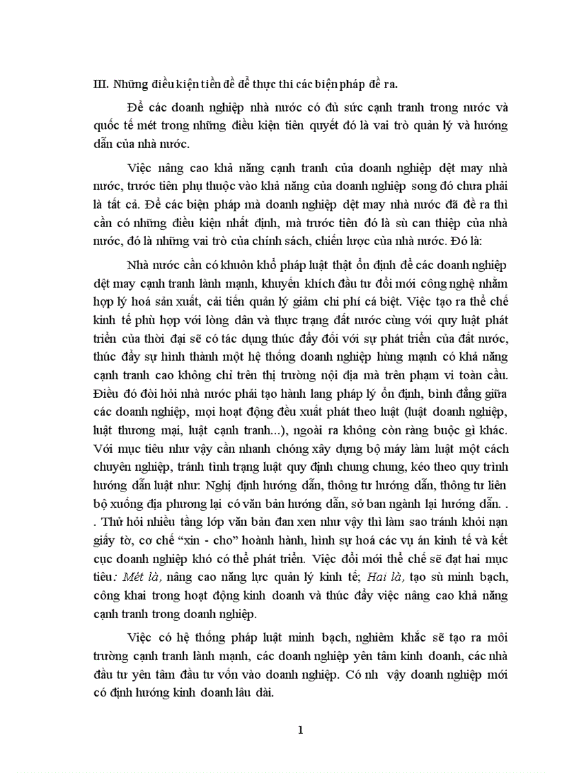 image for page Biện pháp nâng cao khả năng cạnh tranh của ngành dệt may