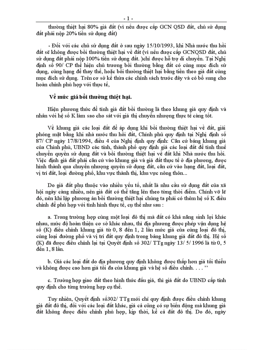 image for page Hoàn thiện chính sách bồi thường thiệt hại khi Nhà nước thu hồi đất trên địa bàn Thành phố Hà Nội