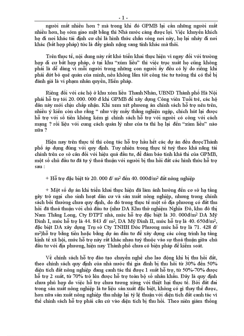 image for page Hoàn thiện chính sách bồi thường thiệt hại khi Nhà nước thu hồi đất trên địa bàn Thành phố Hà Nội