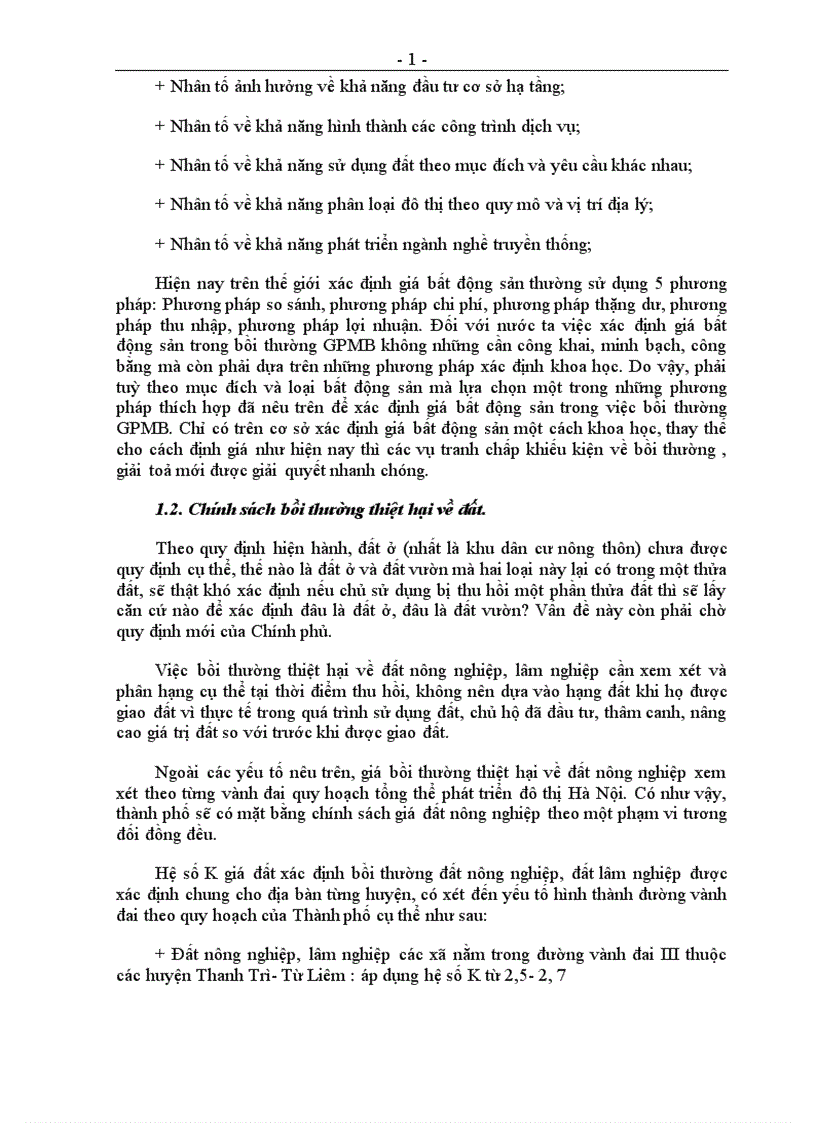 image for page Hoàn thiện chính sách bồi thường thiệt hại khi Nhà nước thu hồi đất trên địa bàn Thành phố Hà Nội