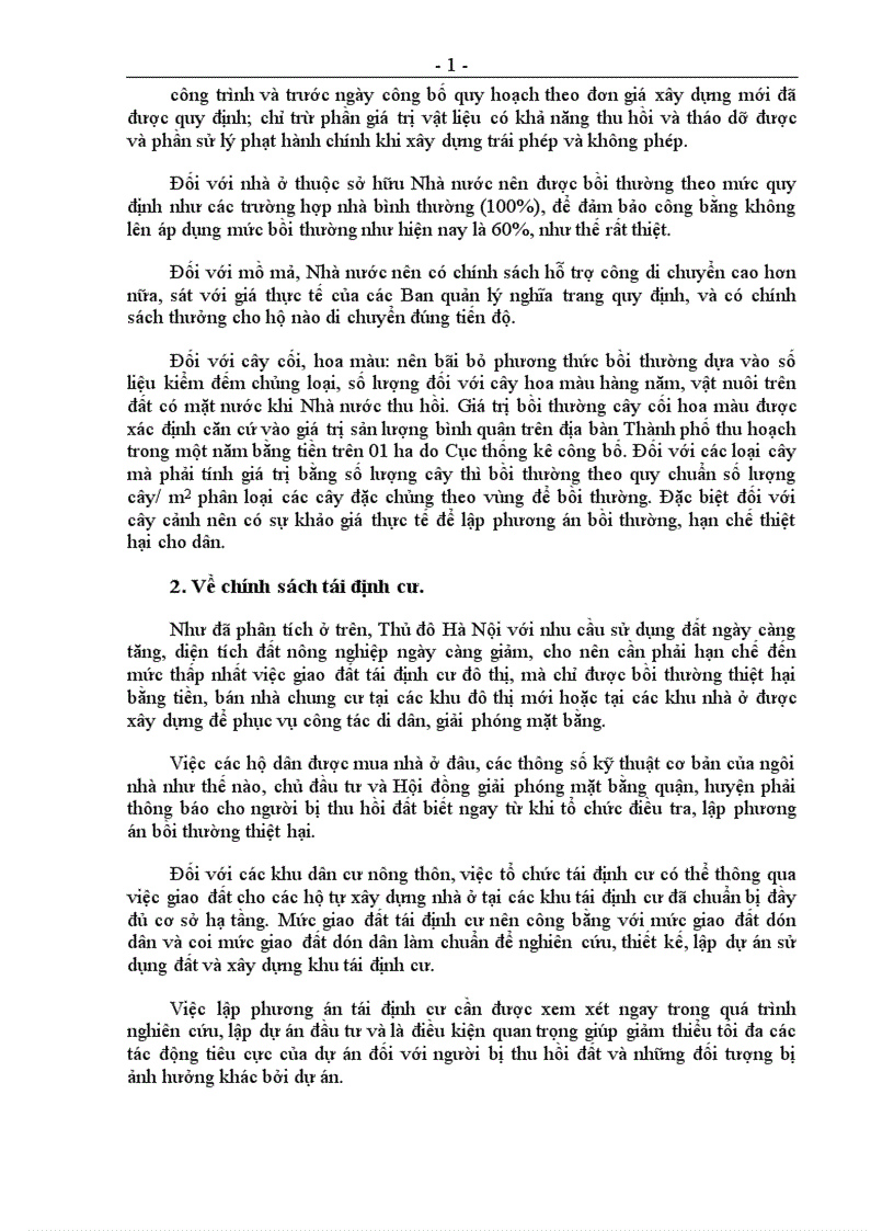 image for page Hoàn thiện chính sách bồi thường thiệt hại khi Nhà nước thu hồi đất trên địa bàn Thành phố Hà Nội
