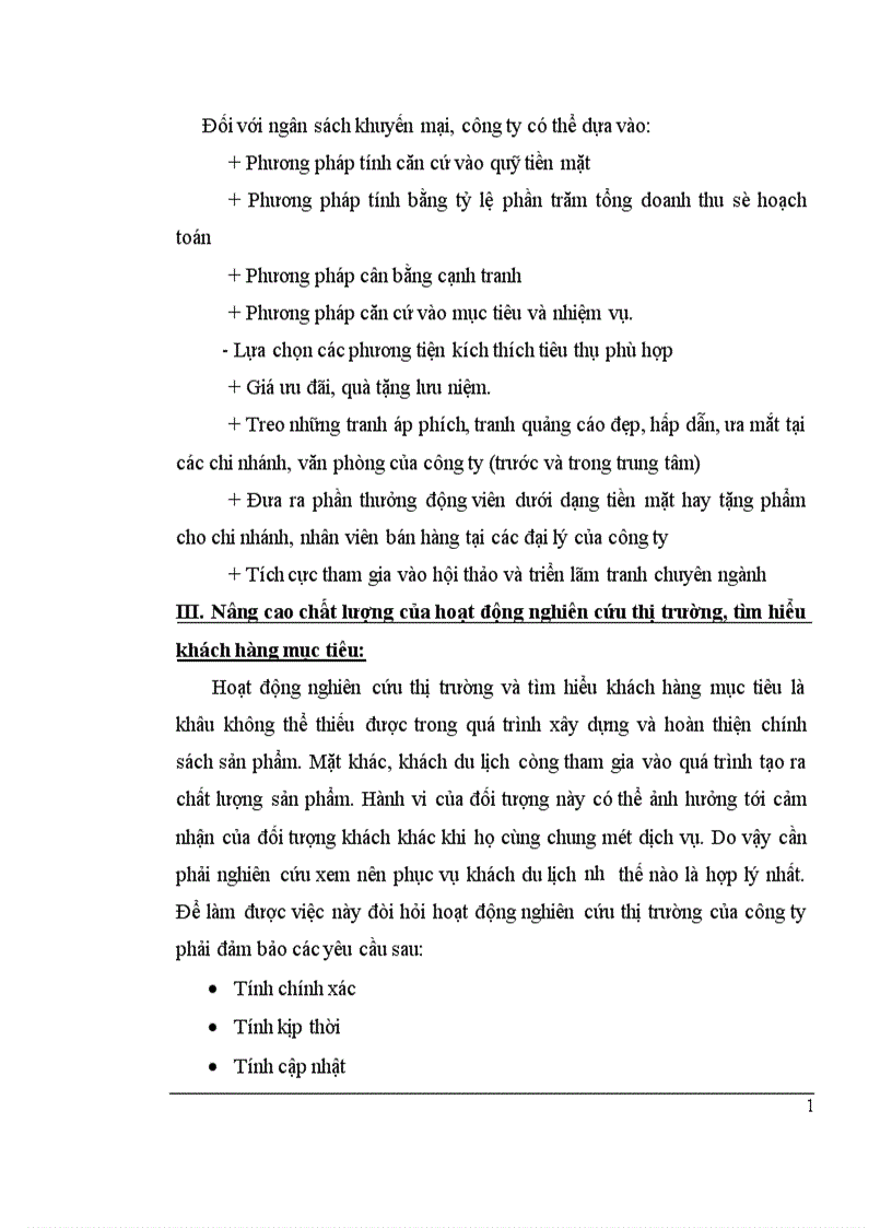 image for page Thực trạng và một số giải pháp nhằm hoàn thiện chính sách sản phẩm tại công ty du lịch và thương mại Thủ Đô