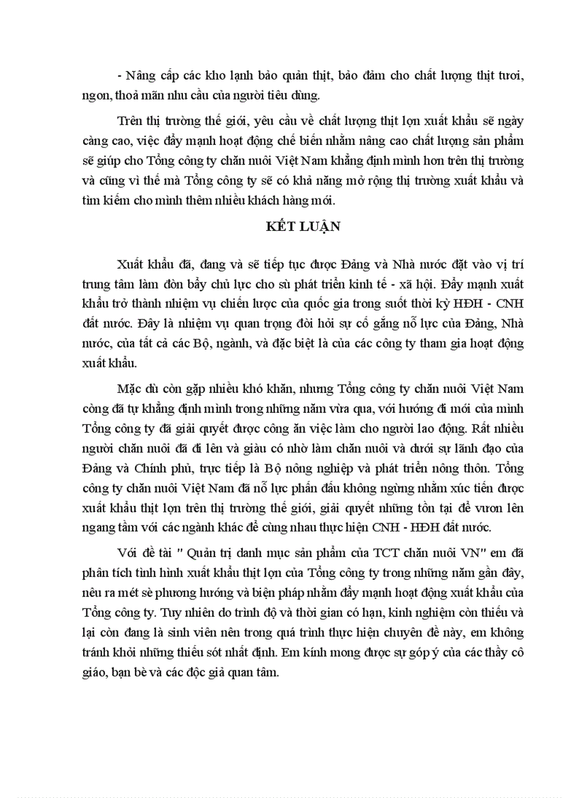 image for page Quản trị danh mục sản phẩm của TCT chăn nuôi VN 1