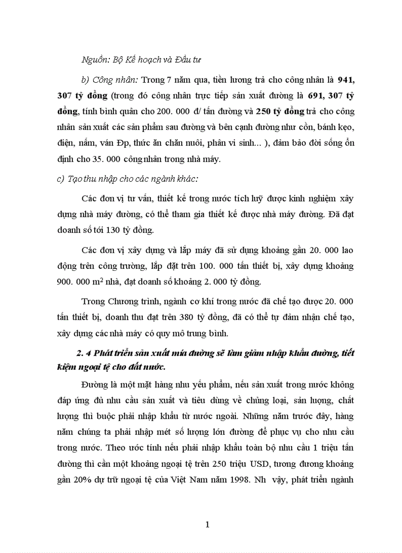 image for page Thực trạng sản xuất và khả năng cạnh tranh của sản xuất đường mía ở Việt Nam