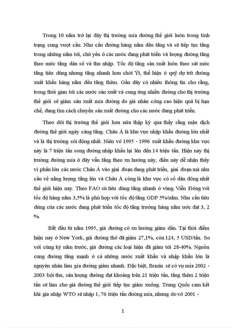 image for page Thực trạng sản xuất và khả năng cạnh tranh của sản xuất đường mía ở Việt Nam