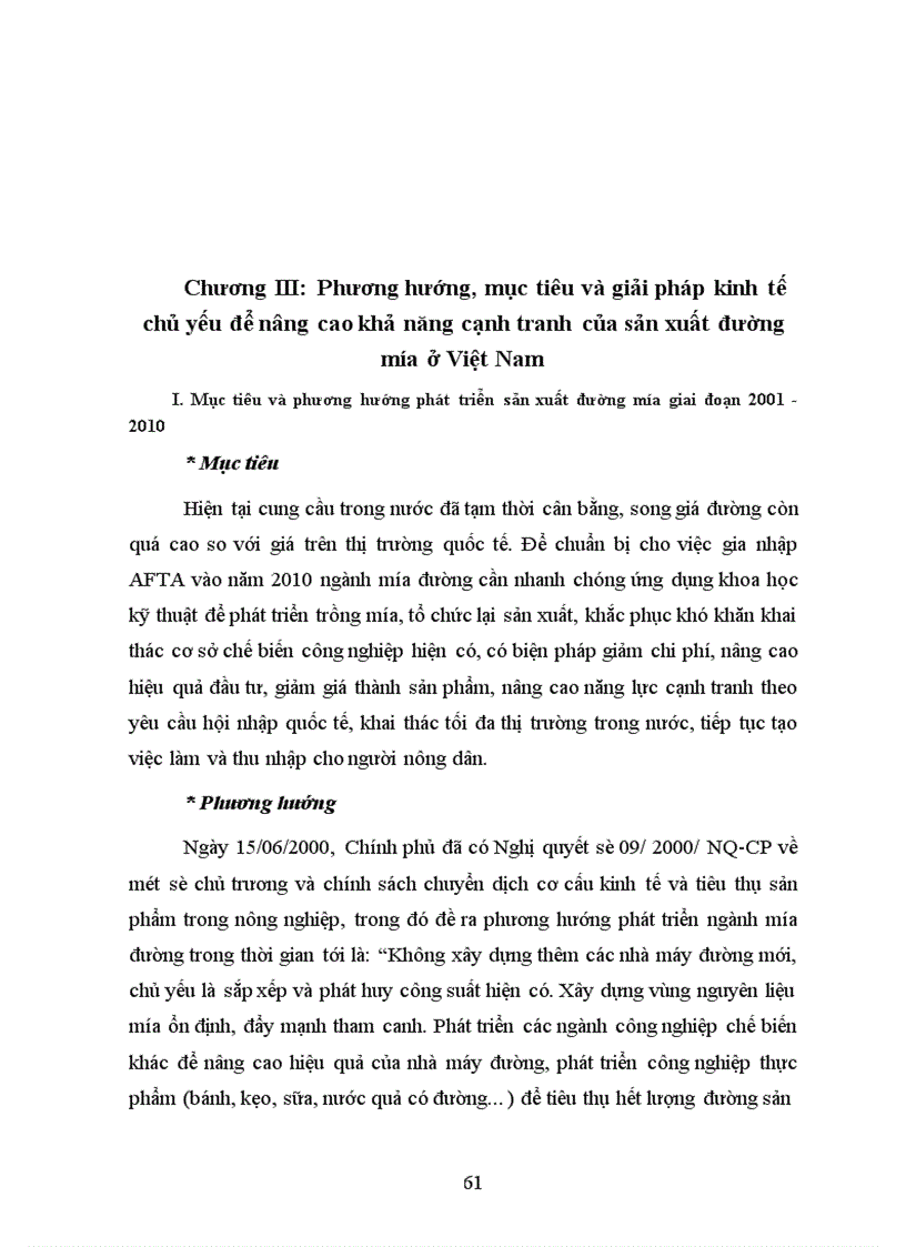 image for page Thực trạng sản xuất và khả năng cạnh tranh của sản xuất đường mía ở Việt Nam