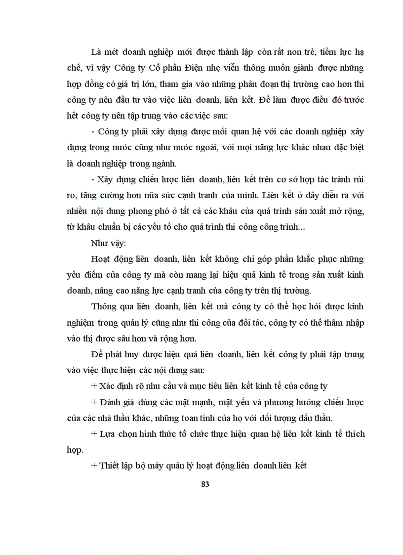 image for page Một số biện pháp nhằm nâng cao khả năng cạnh tranh của công ty cổ phần Điện nhẹ viễn thông