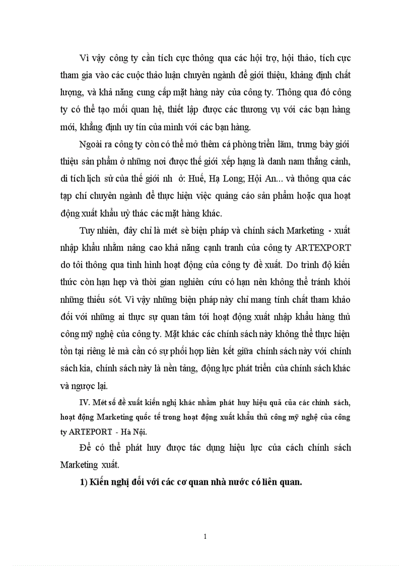 image for page Phát triển hoạt động Marketing trong kinh doanh xuất khẩu mặt hàng thủ công mỹ nghệ ở công ty xuất nhập khẩu ARTEXPORT 1