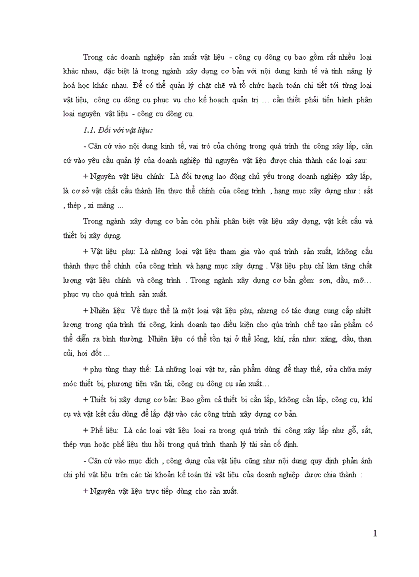 image for page Kế toán nguyên vật liệu công cụ dụng cụ ở công ty xây dựng Hương Giang Bộ quốc phòng 1