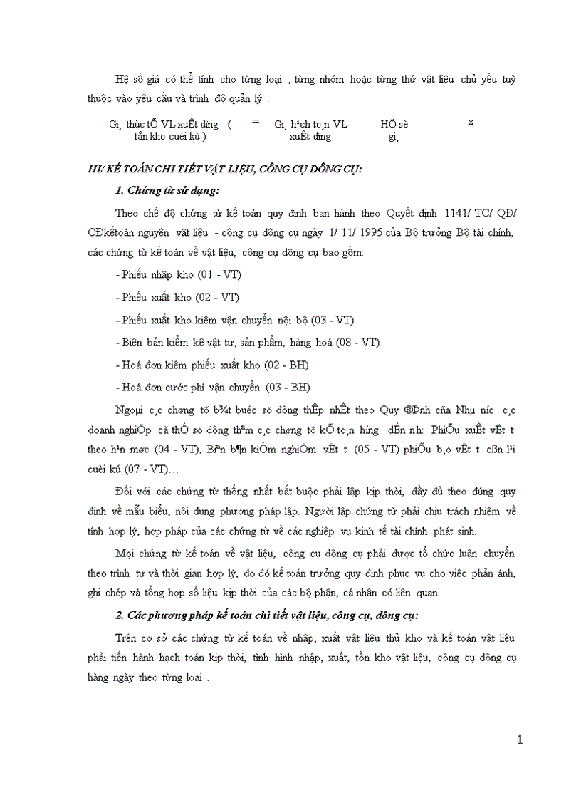 image for page Kế toán nguyên vật liệu công cụ dụng cụ ở công ty xây dựng Hương Giang Bộ quốc phòng 1