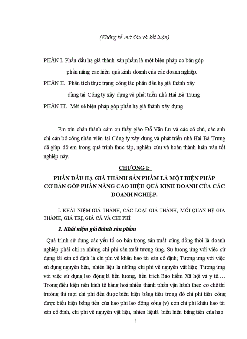 image for page Các giải pháp cơ bản góp phần hạ giá thành xây dựng công trình xây dựng ở Công ty xây dựng và phát triển nhà Hai Bà Trưng