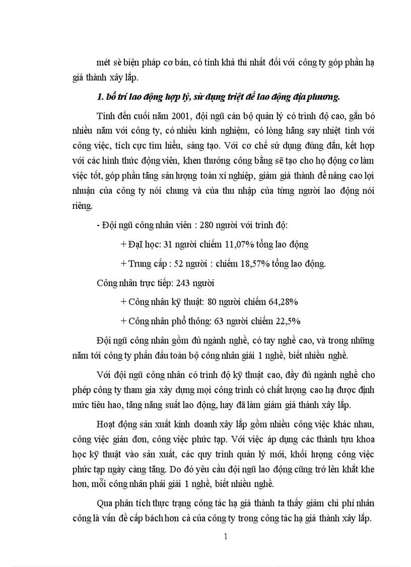 image for page Các giải pháp cơ bản góp phần hạ giá thành xây dựng công trình xây dựng ở Công ty xây dựng và phát triển nhà Hai Bà Trưng