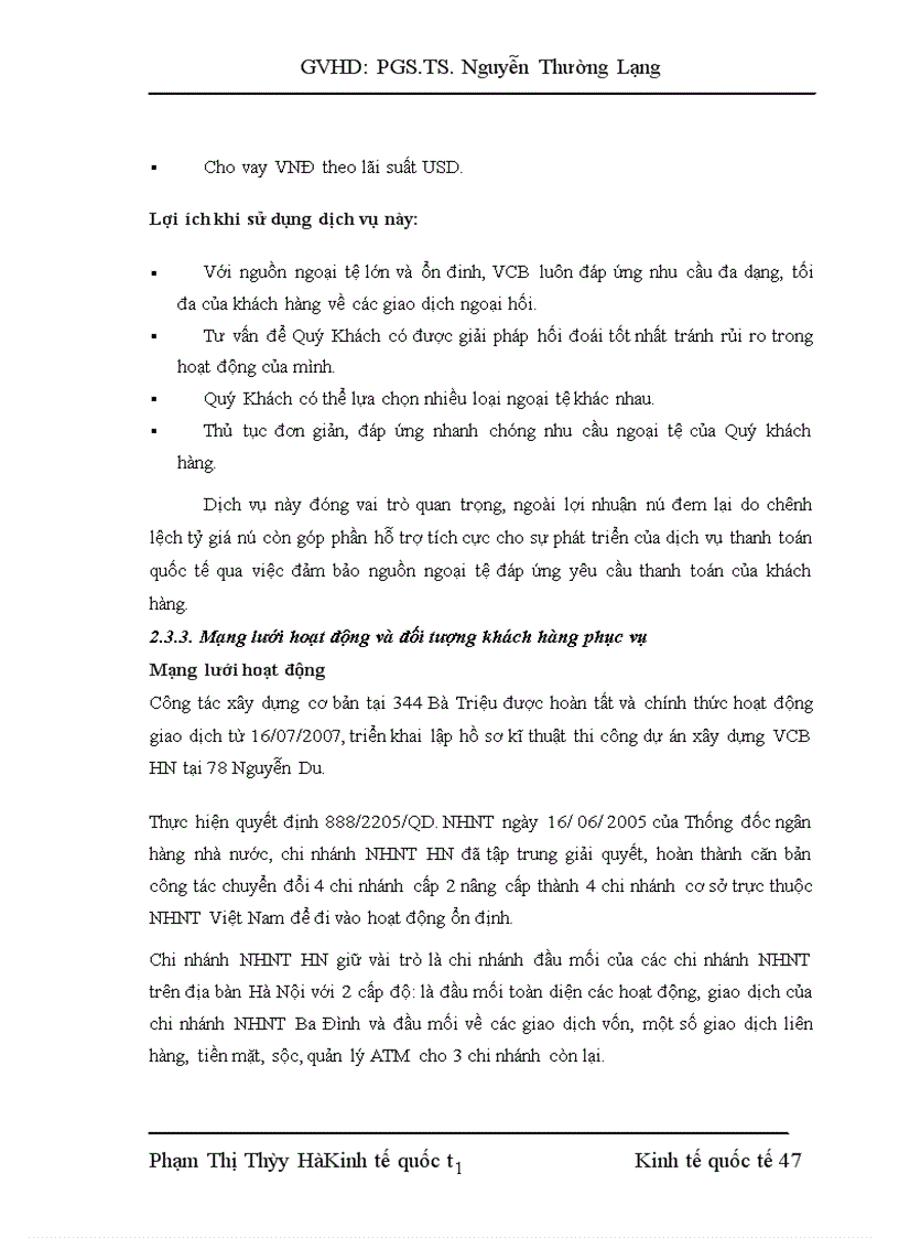 image for page mở rộng cung ứng dịch vụ ngân hàng tại ngân hàng ngoại thương Hà Nội