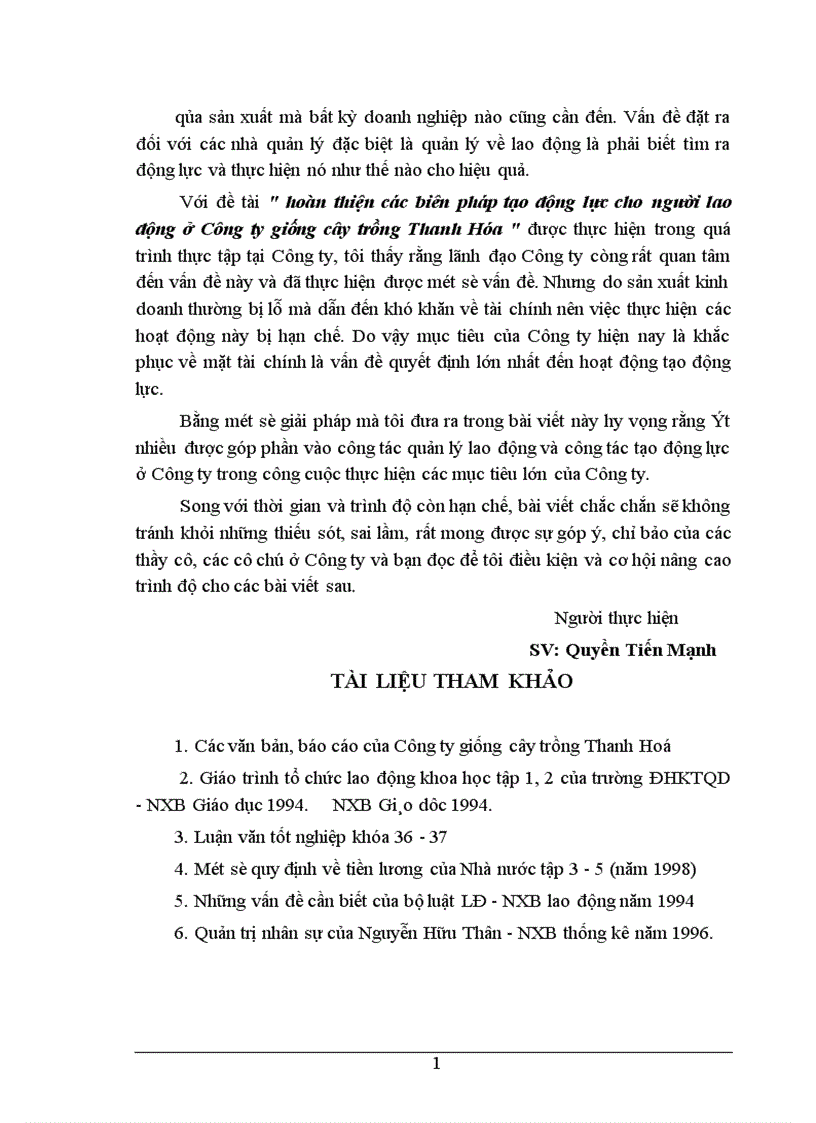 image for page hoàn thiện các biên pháp tạo động lực cho người lao động ở Công ty giống cây trồng Thanh Hóa 1