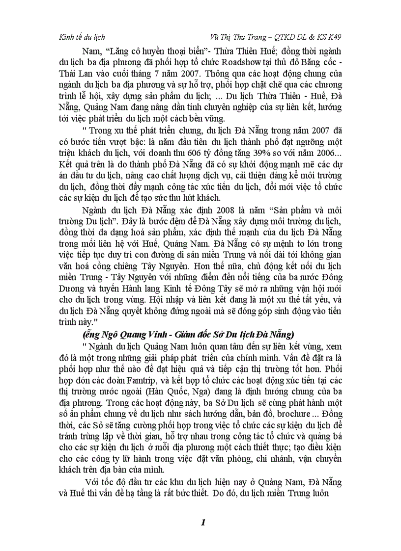 image for page tầm quan trọng của liên kết ngành vùng trong ngành kinh tế du lịch lữ hành