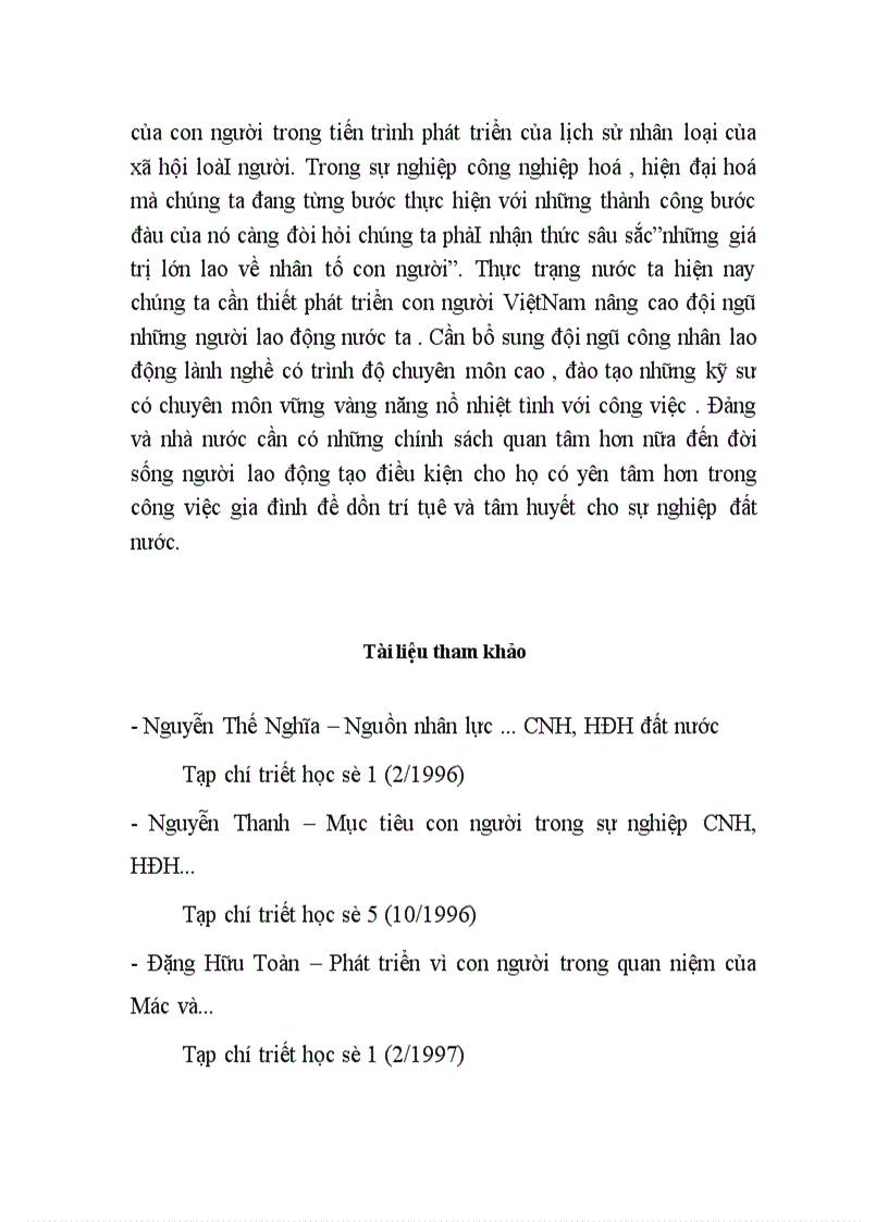 image for page Vai trò của con người trong quá trình công nghiệp hoá hiện đại hoá đất nước 1