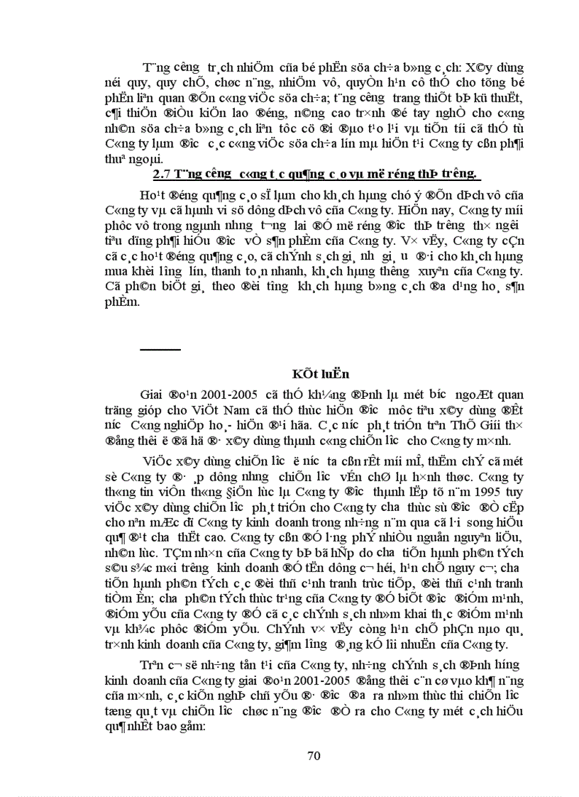 image for page Vận dụng mô hình hoạch định chiến lược kinh doanh ở Công ty thông tin viễn thông Điện lực giai đoạn 2001 2005 1