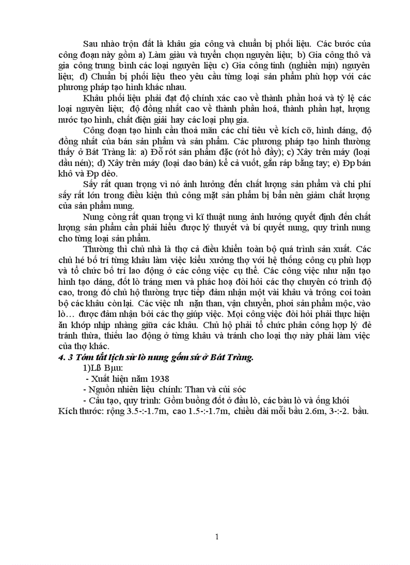 image for page Vấn đề tiềm năng tiết kiệm năng lượng nâng cao hiệu quả sử dụng lò gas nhằm tăng khả năng cạnh tranh gốm sứ trong làng nghề gốm sứ Bát Tràng