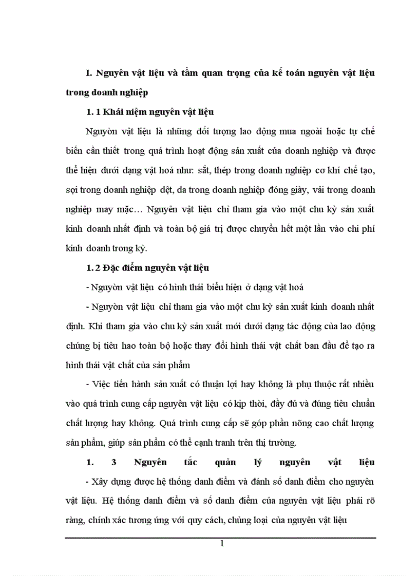 Kế toán nguyên vật liệu trong doanh nghiệp Việt Nam hiện nay 1