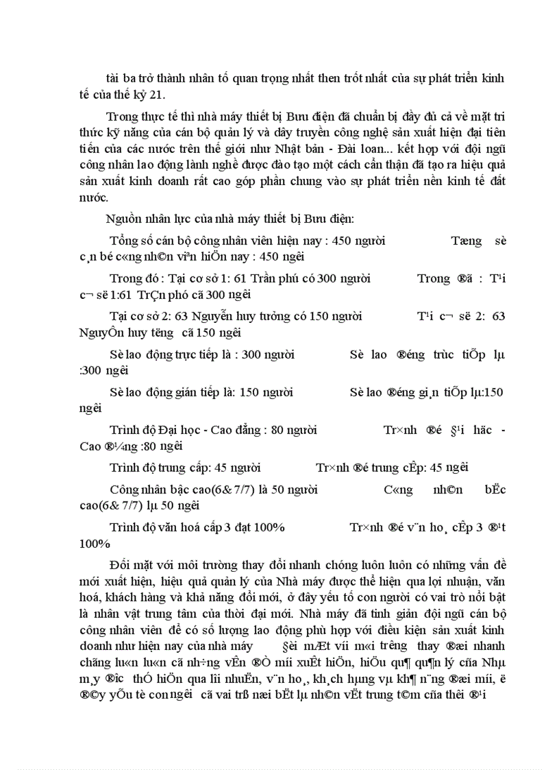 image for page Tổ chức kế toán tập hợp chi phí và tính giá thành sản phẩm tại Nhà máy Thiết bị Bưu điện 1
