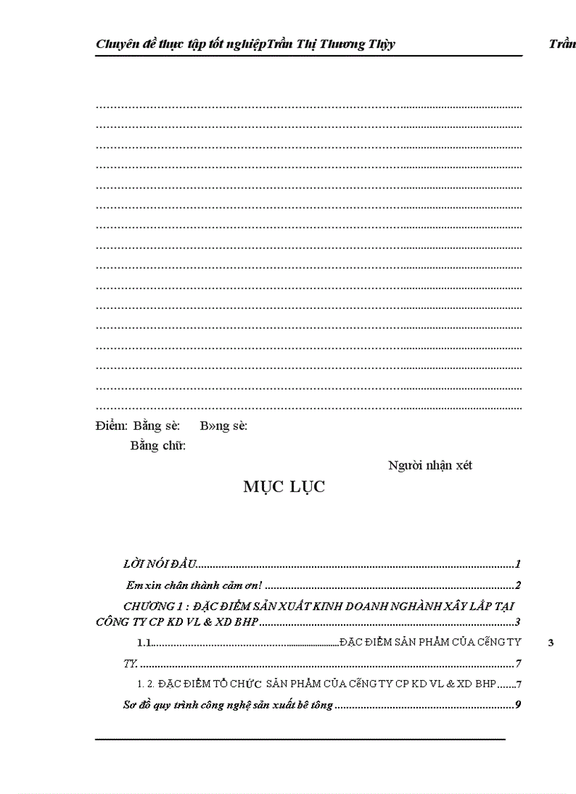 image for page Hoàn Thành cụng tác kế toán tập hợp chi phí và tính giá thành sản phẩm xây lắp tại Cônng ty Cổ phần Kinh doanh Vật liệu và Xây dựng BHP