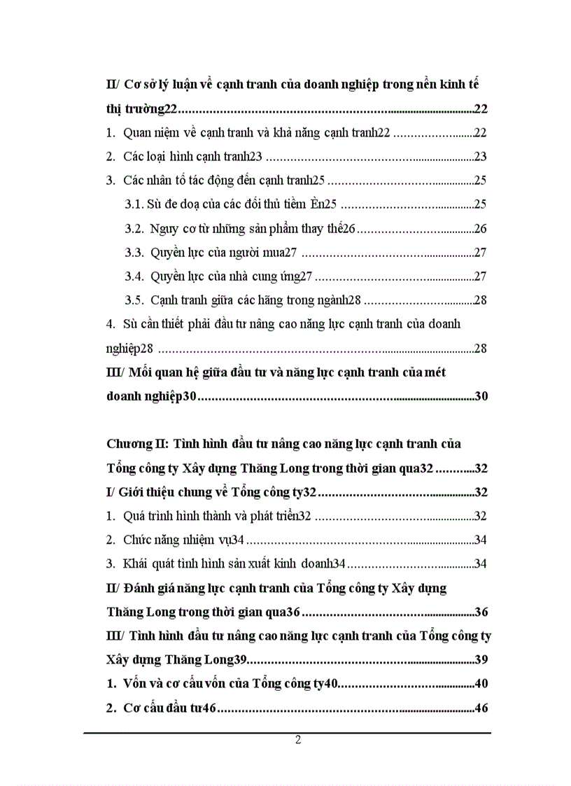 image for page Đầu tư nâng cao năng lực cạnh tranh của Tổng công ty Xây dựng Thăng Long 1