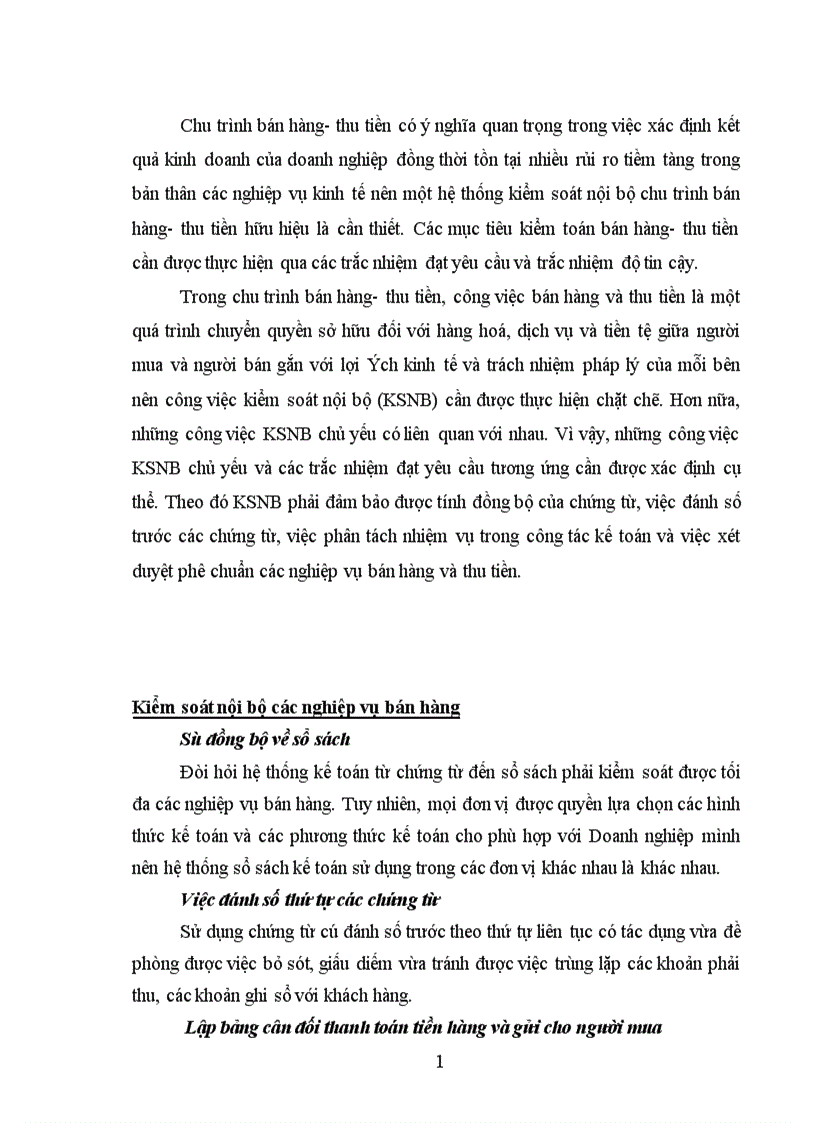 image for page Kiểm toán chu trình bán hàng thu tiền trong kiểm toán BCTC do Công ty Kiểm toán và Dịch vụ Tin học AISC thực hiện 1