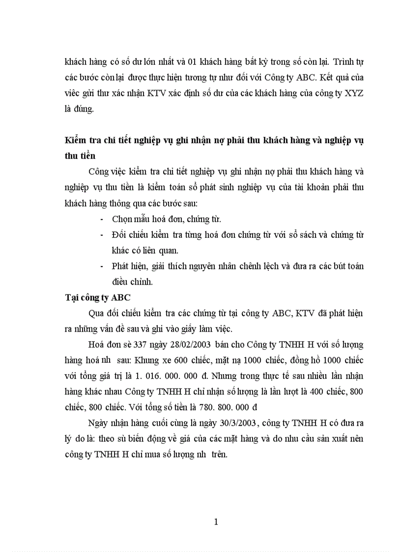 image for page Kiểm toán chu trình bán hàng thu tiền trong kiểm toán BCTC do Công ty Kiểm toán và Dịch vụ Tin học AISC thực hiện 1