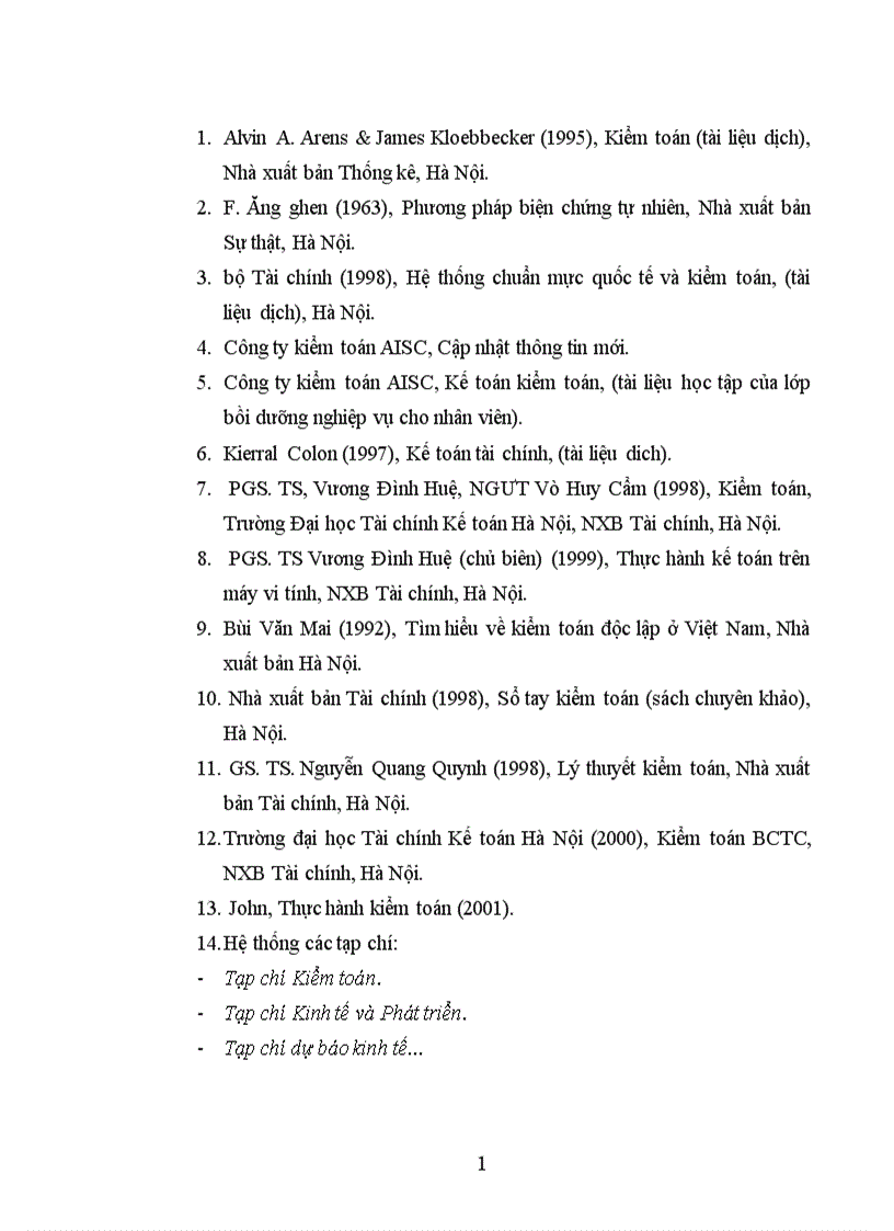 image for page Kiểm toán chu trình bán hàng thu tiền trong kiểm toán BCTC do Công ty Kiểm toán và Dịch vụ Tin học AISC thực hiện 1