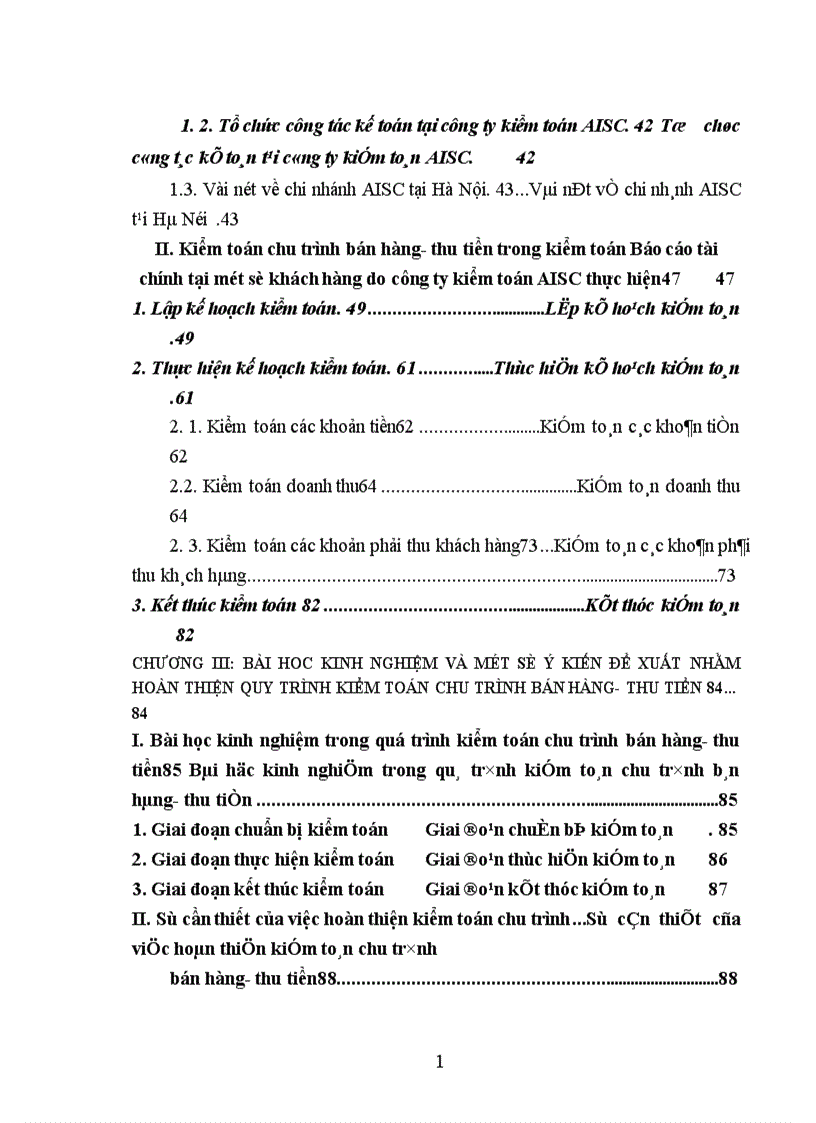 image for page Kiểm toán chu trình bán hàng thu tiền trong kiểm toán BCTC do Công ty Kiểm toán và Dịch vụ Tin học AISC thực hiện 1