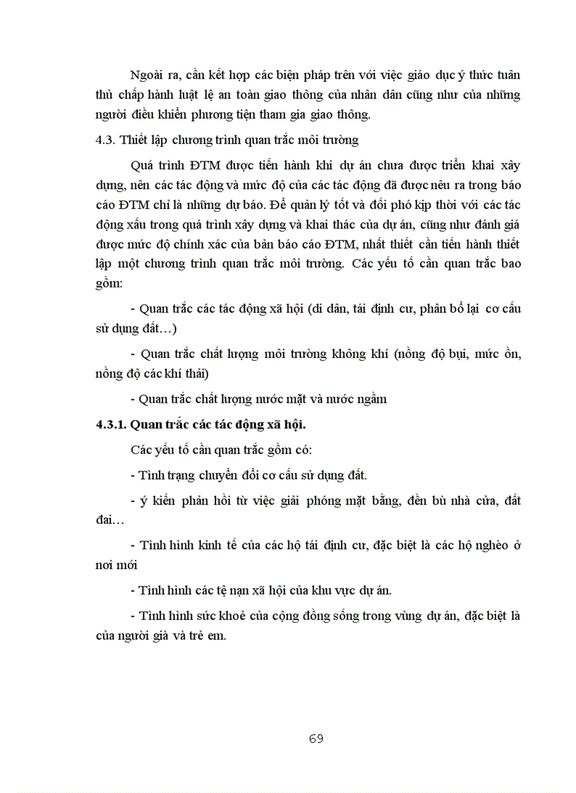 image for page Đánh giá tác động môi trường dự án xây dựng đường vành đai III Hà Nội đoạn Pháp Vân Mai Dịch