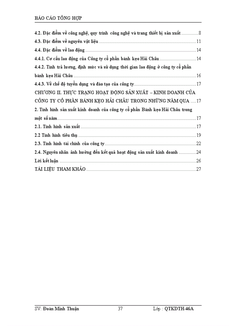 image for page Báo cáo tổng hợp tại công ty cổ phần bánh kẹo Hải Châu