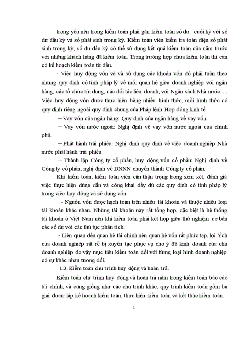 image for page Thực trạng kiểm toán chu trình huy động và hoàn trả vốn do Công ty dịch vụ tư vấn tài chính kế toán và kiểm toán thực hiện 1