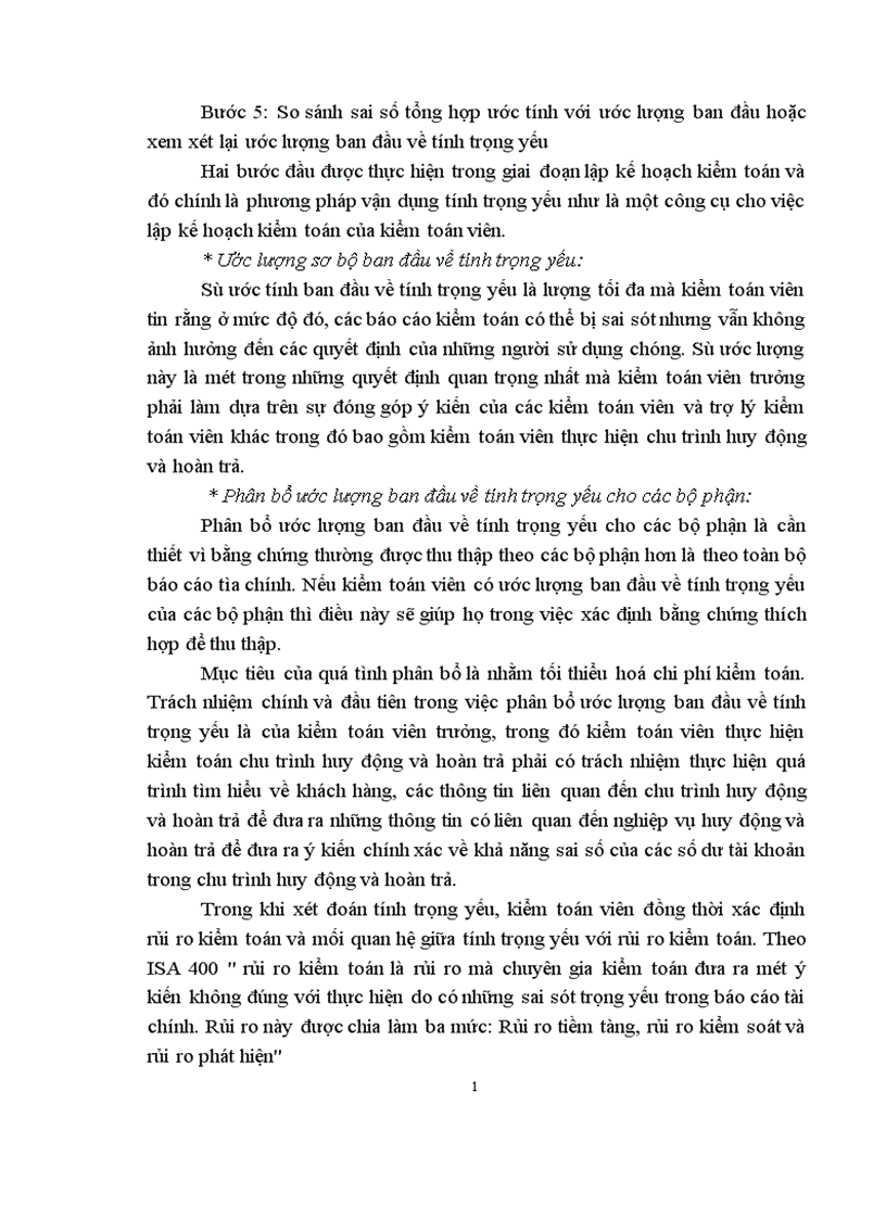 image for page Thực trạng kiểm toán chu trình huy động và hoàn trả vốn do Công ty dịch vụ tư vấn tài chính kế toán và kiểm toán thực hiện 1