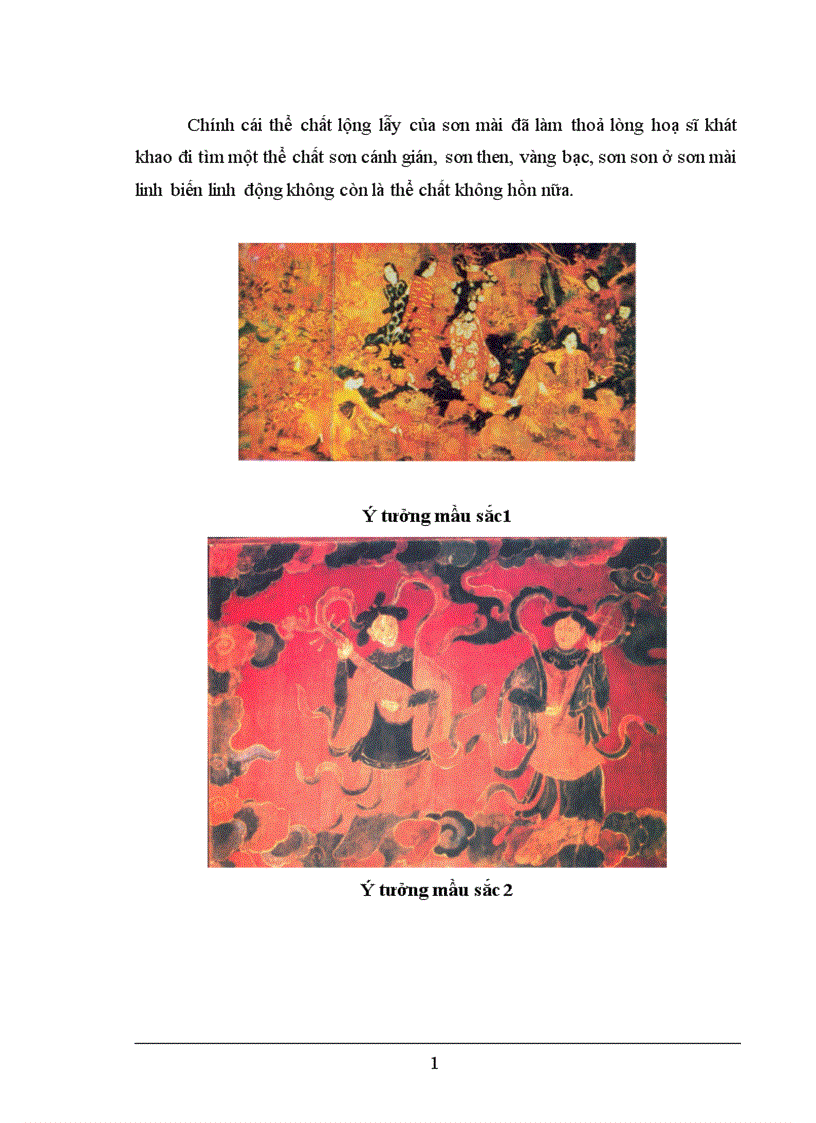 image for page Sáng tác thời trang ấn tượng thời trang trẻ lấy từ sắc mầu sơn mài và hoạ tiết trong tranh Nguyễn Gia Trí