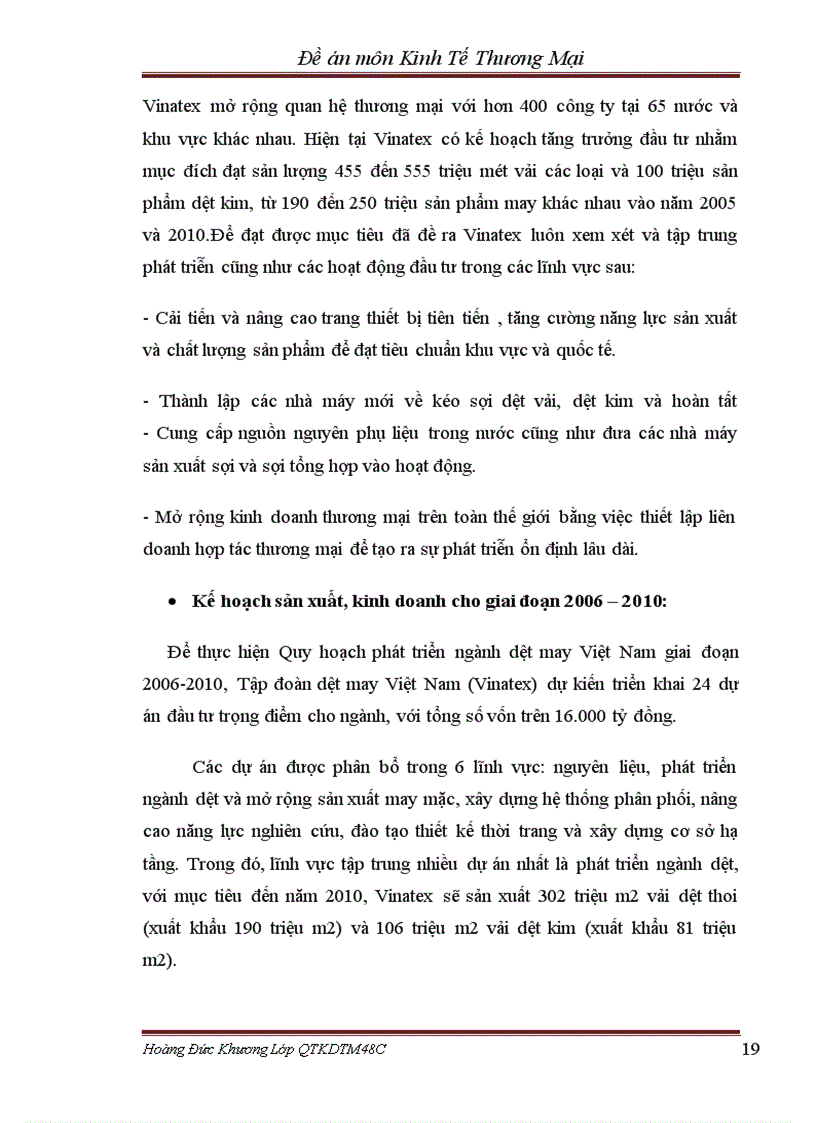 image for page Phát triển thị trường nội địa của Tập Đoàn Dệt May Việt Nam Vinatex