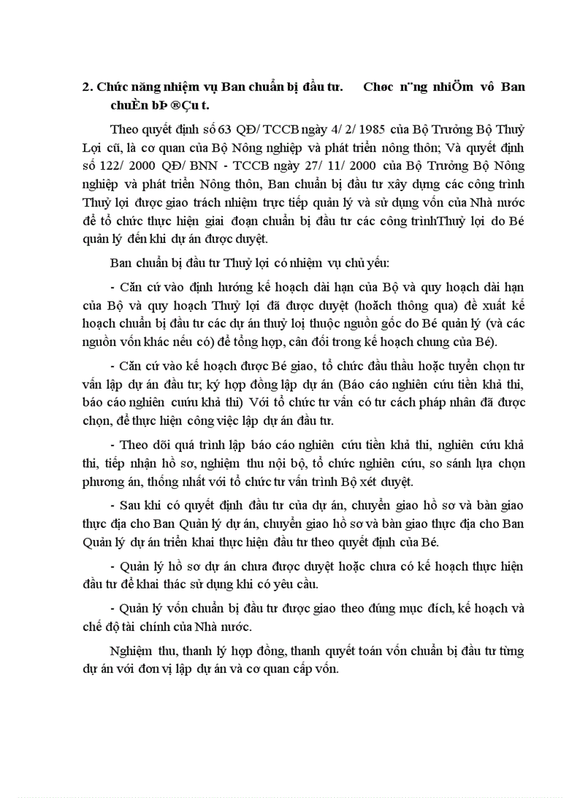 image for page Báo cáo thực tập tại Ban chuẩn bị đầu tư