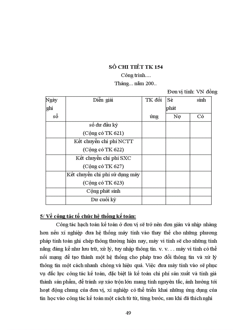 image for page Kế toán chi phí sản xuất và tính giá thành sản phẩm Tại Xí nghiệp xây lắp số 2 1