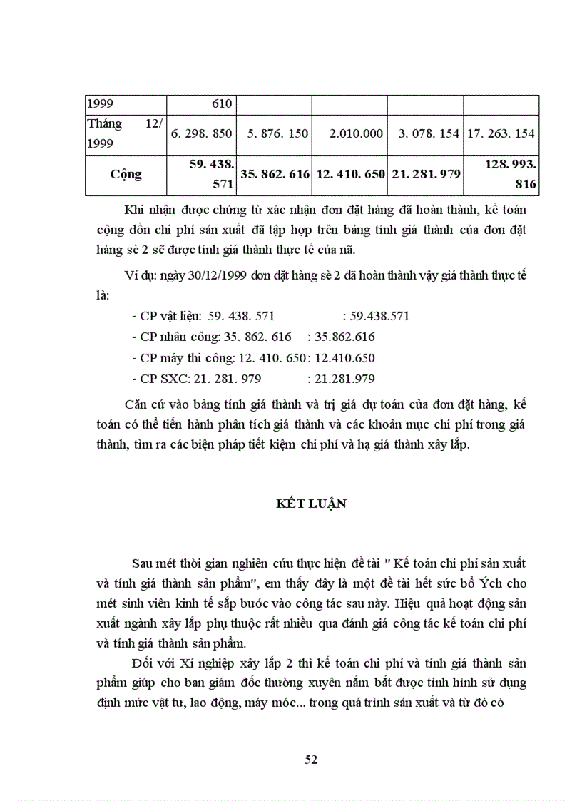 image for page Kế toán chi phí sản xuất và tính giá thành sản phẩm Tại Xí nghiệp xây lắp số 2 1
