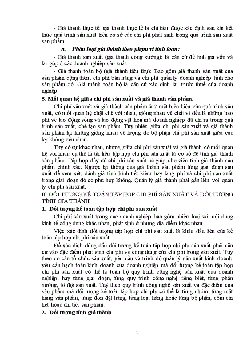 image for page Hoàn thiện công tác hạch toán chi phí sản xuất và tính giá thành sản phẩm tại Công ty May 10 1