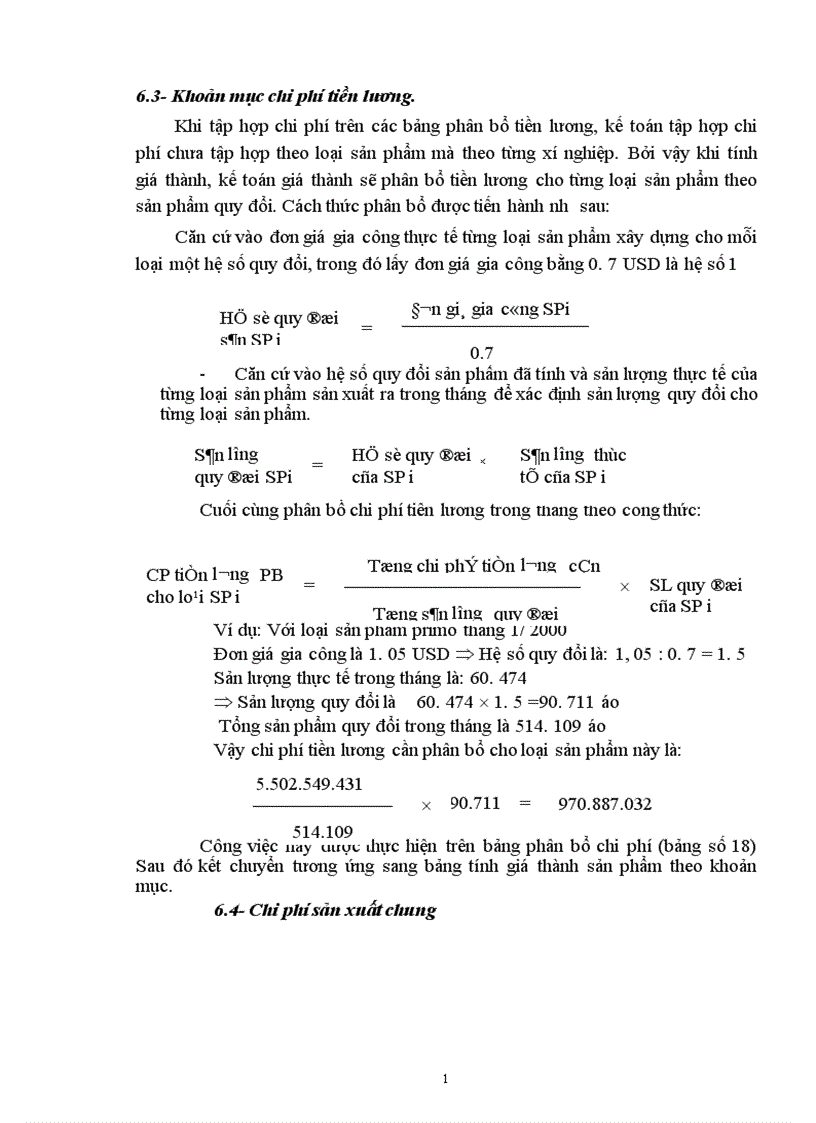 image for page Hoàn thiện công tác hạch toán chi phí sản xuất và tính giá thành sản phẩm tại Công ty May 10 1