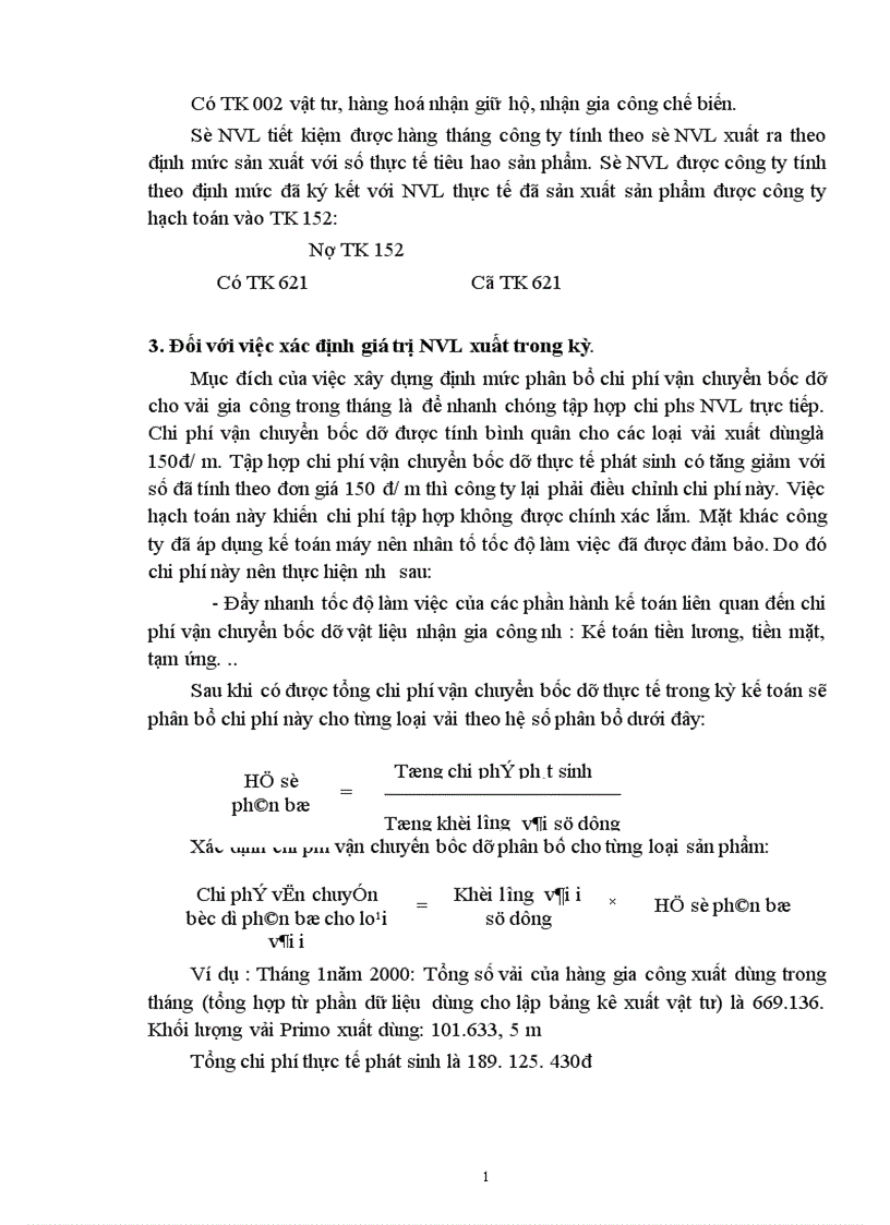 image for page Hoàn thiện công tác hạch toán chi phí sản xuất và tính giá thành sản phẩm tại Công ty May 10 1