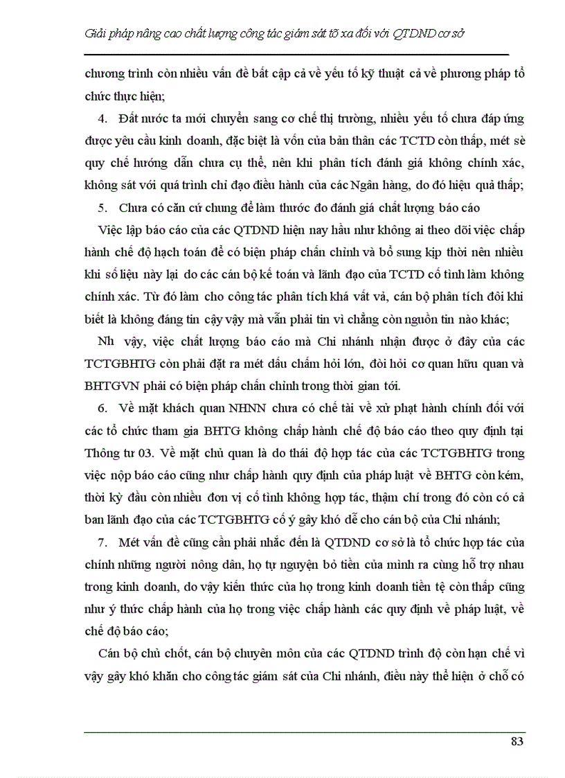 image for page Giải pháp nâng cao chất lượng công tác giám sát từ xa đối với Qũy tín dụng nhân dân cơ sở tại Chi nhánh Bảo hiểm tiền gửi khu vực Hà Nội