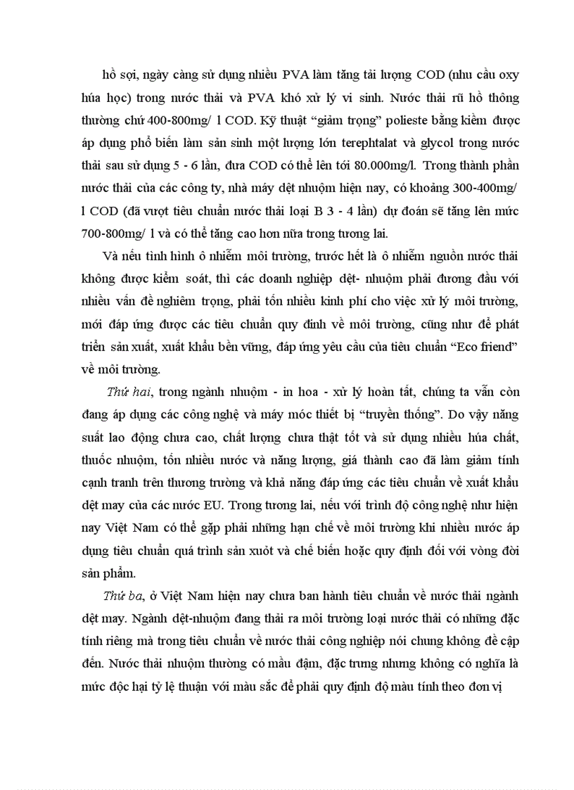 image for page Các rào cản môi trường đối với hàng dệt may xuất khẩu Việt Nam